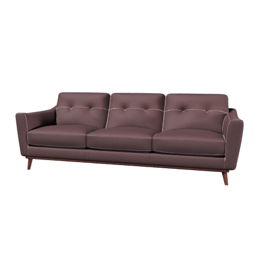 vintage mid century sofa 3d model sketchup preview